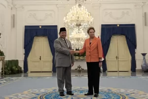 Prabowo dan Dilma Rousseff Berbincang di New Development Bank BRICS Indonesia