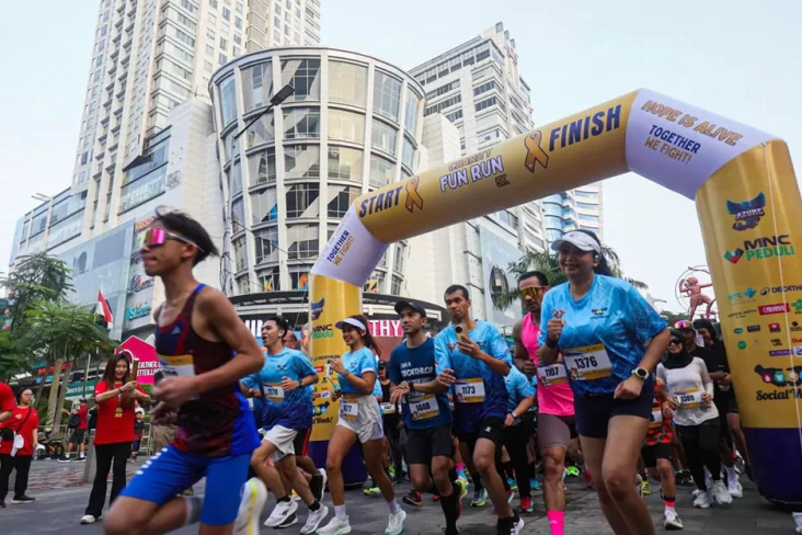 "Semangat Juang Kanker Dibuktikan Melalui Fun Run MNC Peduli"