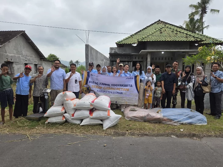 Sleman Petani Siapkan Gabahnya untuk Dijual ke Bulog Melalui Kerja Sama dengan Rabu Biru Indonesia