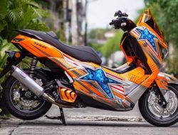 Helm Pembalap Jason DiSalvo Menginspirasi Modifikasi Yamaha NMAX Turbo