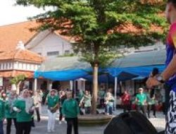 Gelora Forkopimda Grobogan Ikuti Senam di Puncak Hari Kesehatan Nasional 2025