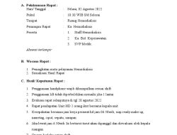 15 Contoh Notulen Rapat Lengkap dan Cara Membuatnya