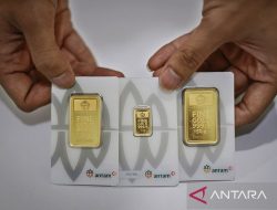 Harga emas hari ini naik, Galeri24 Rp 2,7 juta, UBS tembus Rp 2,8 juta