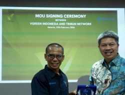 Tribun Network dan V-Green Indonesia Kolaborasi Bangun Stasiun Pengisi Daya Kendaraan Listrik