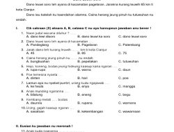 50 Soal Ujian Semester 2 Bahasa Sunda Kelas 8 SMP MTs 2026