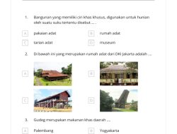 Setiap Suku Memiliki Budaya Sendiri? Soal PPKN Kelas 1 SD Semester 2