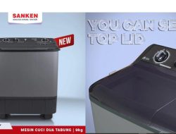Ulasan lengkap mesin cuci Sanken TW-882GY dengan kapasitas besar dan harga 1 jutaan