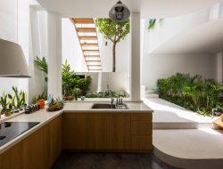 10 rumah modern dengan tumbuhan dalam ruang, menginspirasi!