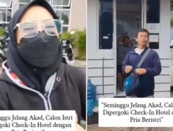 Wanita Terciduk Ngamar di Hotel, Reaksi Selingkuhannya Memicu Emosi