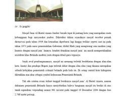Sejarah Masjid Al Baitul Amien, Ikon Agama Jember