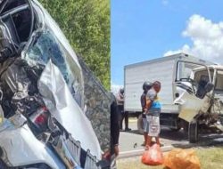 Kronologi Tabrakan Mobil di Gorontalo Outer Ring Road