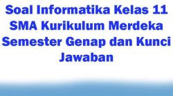 50 Soal Informatika Kelas 11 SMA Semester Genap 2026 dengan Kunci Jawaban