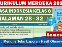 32 Soal UAS Bahasa Indonesia Kelas 8 SMP Semester 2 Kurikulum Merdeka 2026 + Jawaban