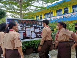 Belajar Utang Negara di Mading, Ratusan Siswa SMP Semarang Tuangkan Ide di Dinding